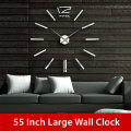 Wall Clock 3d Large Size 55 Inch Large Clock 3m001-s diy Wall Clock Interior Design Big Wall Clock Price in Bangladesh BD - Wall Clock. 