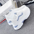 Sneakers women's ins tide 2024 spring new versatile korean version of daddy shoes student thick-soled casual little white shoes. 