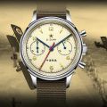 RED STAR 40mm 38mm 1963 Chronograph Men Mechanical Watches Sapphire with seagull ST1901 Movement With Gooseneck Mens Watch.