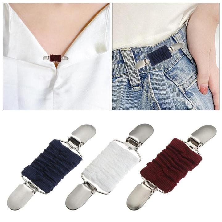 Fashion Accessories Multifunctional Clip Red Color for Women Kids Shirt Clips Shawl Clip to Tighten Dress Fit Dress Cinch Clips Cardigan Collar Clips