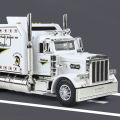 New 1/24 Alloy Trailer Truck Head Car Model Diecast Metal Container Truck Engineering Transport Vehicles Car Model Kids Toy Gift.