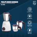 Philips HL7505 500W Mixer Grinder (White & Purple) – Official Philips Product.
