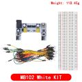 3.3V/5V MB102 Breadboard power module+MB-102 830 points Prototype Bread board for arduino kit +65 jumper wires wholesale. 