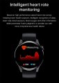 LIGE BW0256 New Bluetooth Call Smart Watch Men Full Touch Sport Fitness Watches Heart Rate Steel Band Smartwatch Android iOS with extra Silicon strap. 