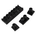 7 String Locking Nut Electric Guitar Nut Tremolo Bridge 48mm (Black). 