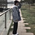 Retro Loose Denim Jacket New Autumn for Female StudentsinsKorean Style Casual All-Matching Student Jacket Top Fashion. 