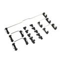 Mechanical Keyboard Big Keycaps Plate-mounted Costar Stabilizers Balancing Poles.
