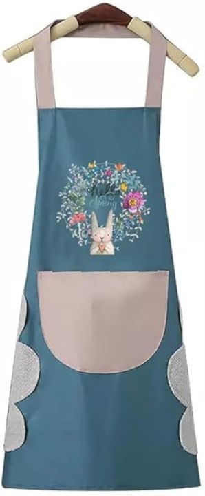 CHAMELI%20Kitchen%20Apron%20for%20Women%20with%20Big%20Front%20Pocket%20Hand-Wiping%20Waterproof%20Apron%20for%20Kitchen%20Unique%20Design%20Kitchen%20Accessories%20items%20for%20Home%20Cooking%20-%20Image%203