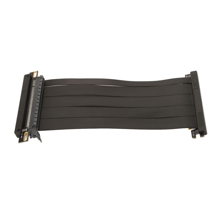 Ciciglow Cavo Riser PCIe 4.0 X16 Per GPU – 30 Cm, Schermato, 90°, Retrocompatibile Con PCIe 3.0/2.0 – Per Montaggio Verticale Scheda Grafica – Compatibile RTX 30/40, RX 6000