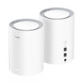 Cudy M1800 (2-pack) AX1800 Wi-Fi 6 Whole Home Mesh WiFi System - 1201Mbps on 5GHz and 574Mbps on 2.4GHz - MU-MIMO, Beamforming, WPA3 - Whole Home Coverage - White. 