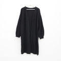 Korean version lazy wind pit strip long sweater women's coat 2023 new solid color loose balloon sleeve knitted cardigan tide. 