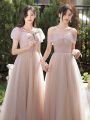 Bridesmaid Dress2023New Niche High Sense Summer Wedding Fairy Female Friends Sisters Group Dress Women's Long Slimming Dress.