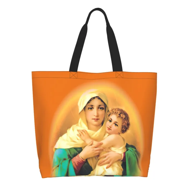 Printed%20Our%20Lady%20Of%20Guadalupe%20Mexican%20Virgin%20Mary%20Tote%20Shopping%20Bag%20Canvas%20Shoulder%20Shopper%20Mexico%20Catholic%20Saint%20Handbag%20-%20Image%207