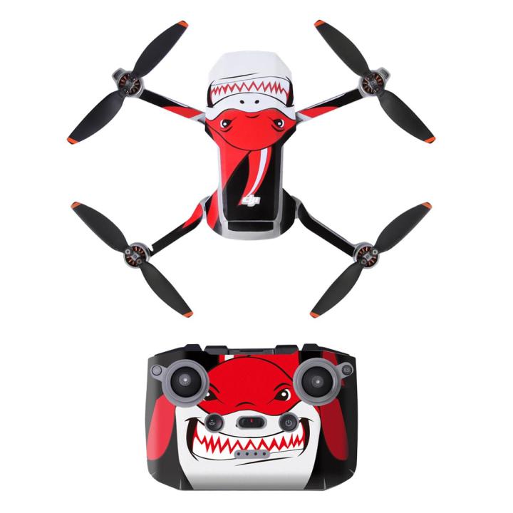 Drone Stickers For DJI NEO - PVC Protective Decals, Colorful Anti-Scratch Film (Green Shadow Man Design) - View #7