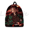 Demon Slayer Backpacks Tanjirou Nezuko School Backpack boys Girls Students Anime Kimetsu No Yaiba BookBags For Kids Schoolbag. 
