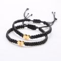 【Deal of the day】 Fashion Alphabet Bracelet 26 Letter Girlfriends Friendship Bracelet Couple Braided Adjustable Hand Rope Bracelet Jewelry Accessories. 