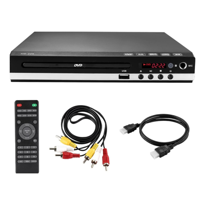 Vcd Box VCD CD Media Player Home DVD Player Box with Remote Control USB HD ...