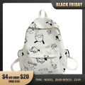 Japanese Pacha Dog Girl School Bag Korean Version Junior High School Student Backpack High Capacity Printed College Style Backpa. 
