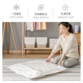 Vacuum compression milky white printed cotton quilt, dormitory storage vacuum bag, bedding, clothing, travel sorting, and puffing style.