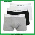 3 Piece Set Cotton Boxer Underwear for Men - Boxer - Under Wear. 
