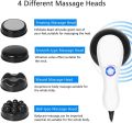 Infrared Body Shaping Massager with 4 Vibrating Massage Heads LED Infinitely Variable Switch for Neck Shoulder Arm Back Waist Leg and Foot Pain. 