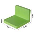 1Pc Bathroom Wall-mounted Self-adhesive Right-angle Shelf Sticker  Household Kitchen Condiment Sponge Sundries Storage Holder. 