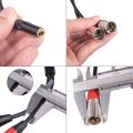 3.5mm Stereo Female Jack to Dual-XLR 3 Pin Male Plug Y Splitter OFC Aux Audio Cable Three-Core Audio Adapter Cable. 