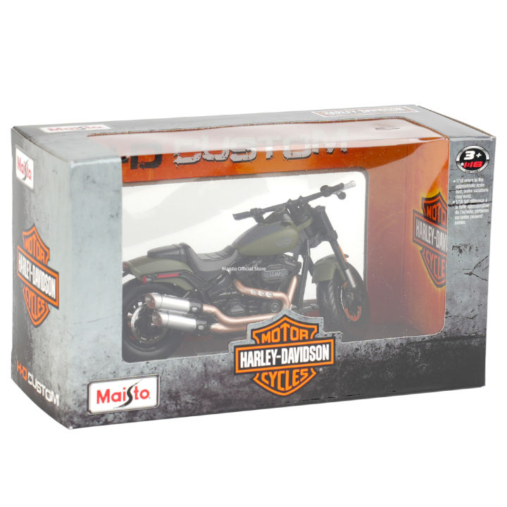 Maisto%201:18%20Harley-Davidson%202022%20Fat%20Bob%20114%20Die%20Cast%20Vehicles%20Collectible%20Hobbies%20Motorcycle%20Model%20Toys%20BunnyGarden%20-%20Image%206