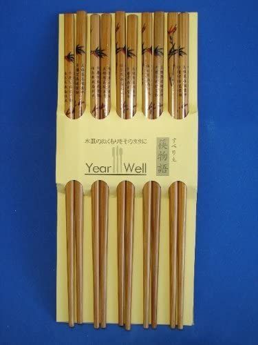 5Pair%2010Pcs%20Bamboo%20Chopsticks%20chines%20food%20spoon%20Chopsticks%20-%20Image%204