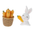 7PCs DIY Mini Miniature Fairy Garden Rabbit Decor Craft Ornament Accessories Sunlight Mall. 