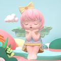 【DIYAngel Doll】Graffiti VinyldiyNon-Plaster Doll Color Drop-Resistant Toy White Blank Bank. 