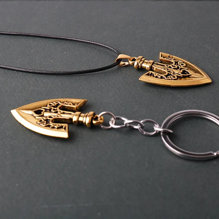 Jojos%20Bizarre%20Adventure%20Necklace%20Kujo%20Jotaro%20Arrow%20Metal%20Pendant%20Chain%20NOVO%20-%20Image%202