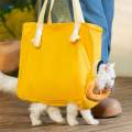 Cat Carrier Bag Canvas Pet Shoulder Bag for Puppy Small Dogs and Cats Hiking. 