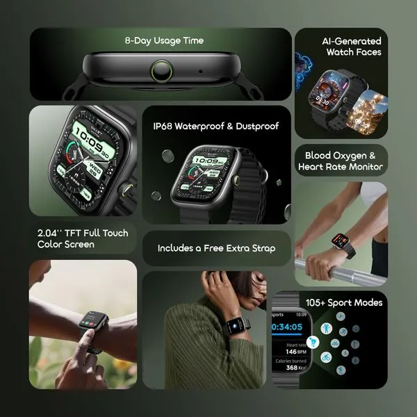 Oraimo%20Watch%206%20Smart%20Watch%20OSW-807%20with%202.04%20Inch%20Display%20and%20Zinc%20Alloy%20Body%20Frame%20-%20Image%205