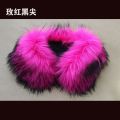 Qearlstar Women Faux Fur collar Scarf 55*15cm Luxury Soft Coats Hood Fur Decor Men Kids Fur Collar Wraps YC3. 