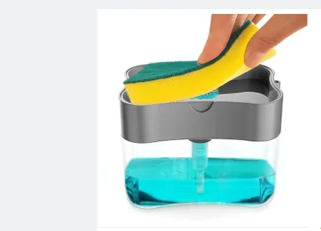 Kitchen%20Liquid%20Soap%20Pump%20/%20Dispenser%20Sponge%20Holder%20Press%20Countertop%20Rack%20With%20Sponge%20Holder%20/%20Kitchen%20Cleaner%20Tool%20/%20Dish%20Soap%20And%20Sponge%20/%20dish%20washer%20/%20Dish%20Cleaner%20/%20dish%20Liquid%20Pump%20-%20Image%202