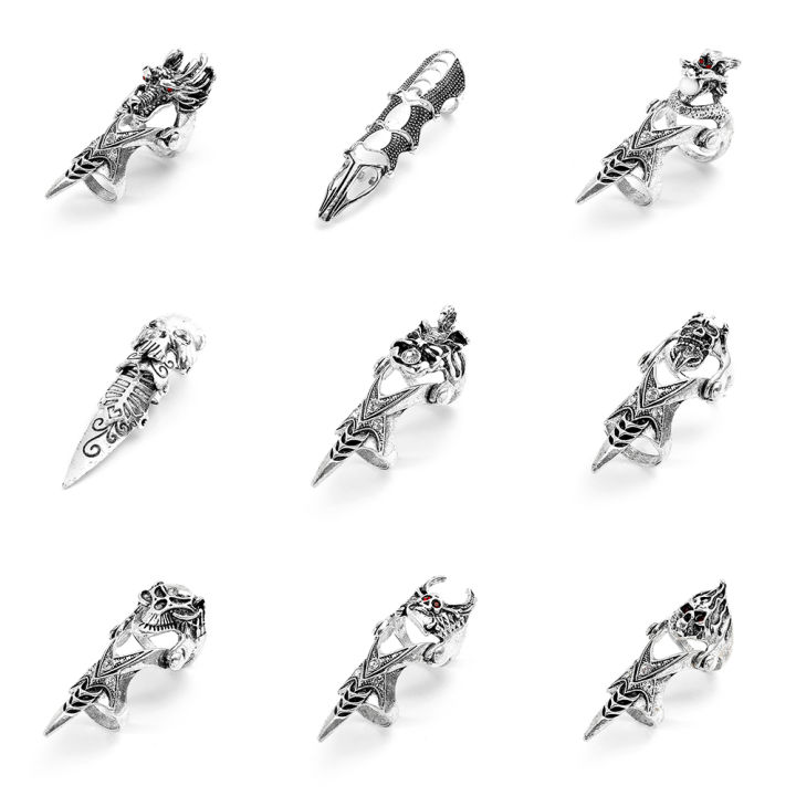 PantiesPantiesGothic%20Punk%20Armor%20Rings%20Dragon%20Skull%20Metal%20Full%20Finger%20Joint%20Claw%20Rock%20Ring%20Halloween%20Unisex%20Adjustable%20Vintage%20Ring%20-%20Image%202