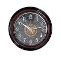 Beautiful stylish wall clock 25.5 cm black.