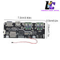 GETBSTOOP QC4.0 QC3.0 LED Dual USB 5V 4.5A 22.5W Micro/Type-C USB Mobile Power Bank DIY Mobile Power Bank Circuit Board Fast Charging Mobile Power Module Temperature/Circuit Protection. 