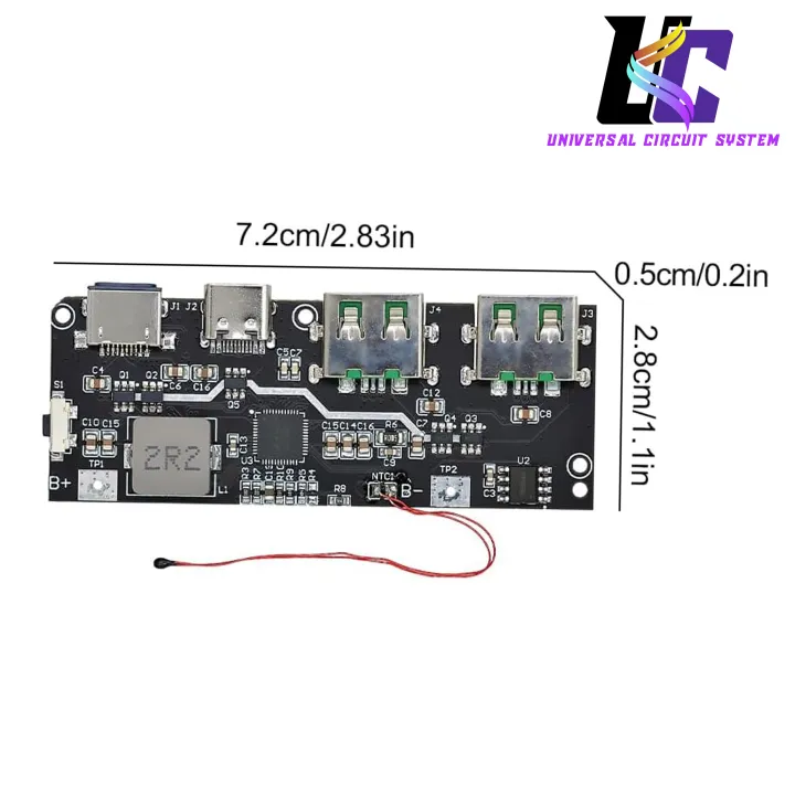 GETBSTOOP%20QC4.0%20QC3.0%20LED%20Dual%20USB%205V%204.5A%2022.5W%20Micro/Type-C%20USB%20Mobile%20Power%20Bank%20DIY%20Mobile%20Power%20Bank%20Circuit%20Board%20Fast%20Charging%20Mobile%20Power%20Module%20Temperature/Circuit%20Protection%20-%20Image%203