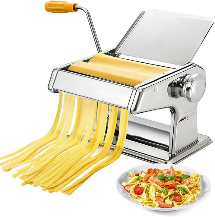 Noodles Pasta Maker - Silver Removable Crank Handle | Daraz.com.bd