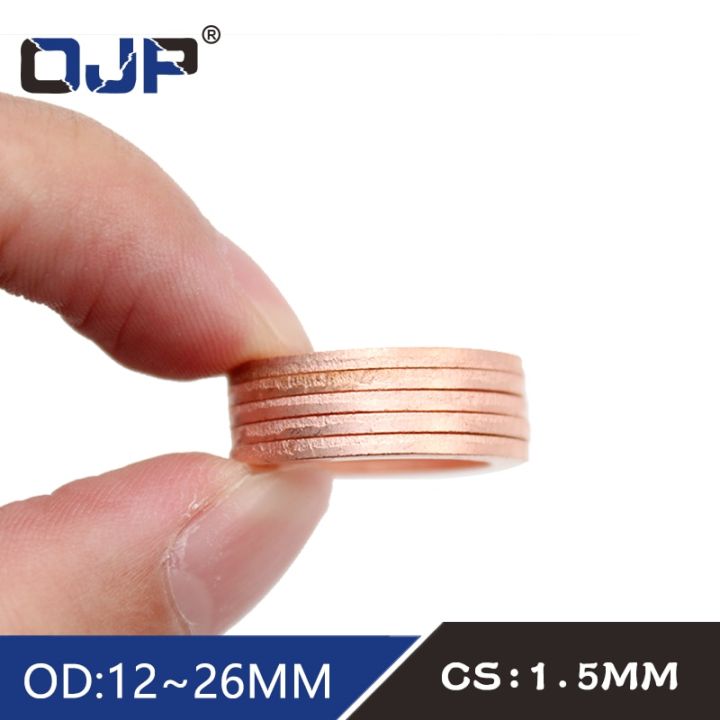 10Pcs%20DIN7603%20M6%20M8%20M9%20M10%20M12%20M14%20M16%20M18%20M20%20T3%20O%20Ring%20Gasket%20Sealing%20Ring%20Copper%20Washer%20Boat%20Crush%20Washer%20Flat%20Seal%20Fitting%20-%20Image%204