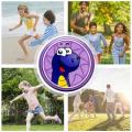 Flying Disk Toy Beach Flying Disk Cute Flying Disk Outdoor Garden Beach Game Outside Toy Cartoon Flying Disc For Kids Boys. 