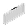 1PC Plastic Telescopic Pulls Portable Travel Luggage Suitcase Handles Household Equipment Handle Rod Cabinet Handle.