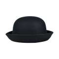 Black Synthetic Dhoom 3 Bowler Felt Round Hat For Men. 