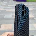 Ultra Thin Kevlar Carbon Fiber Phone Case For iPhone X XR XS Max 11 12 13 14 Pro Max 14Plus Slim Full Protective Back Cover. 