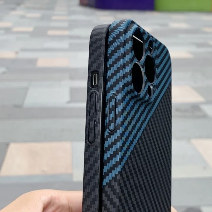 Ultra%20Thin%20Kevlar%20Carbon%20Fiber%20Phone%20Case%20For%20iPhone%20X%20XR%20XS%20Max%2011%2012%2013%2014%20Pro%20Max%2014Plus%20Slim%20Full%20Protective%20Back%20Cover%20-%20Image%206