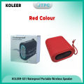 KOLEER S31 Mini Wireless Bluetooth Compatible Bass Speaker IPX7 Waterproof Subwoofer Box. 