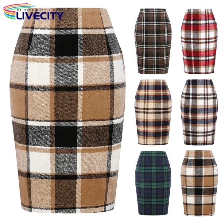 Autumn%20Skirt%20Plaid%20Print%20Thick%20Women%20Spring%20Skirt%20-%20Image%205
