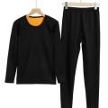 Velvet Men Winter Long Johns Fleece Thermal Underwear Plus Thickened Inner Wear Keep Warm Lingerie Thermal Underwear Top Bottoms. 